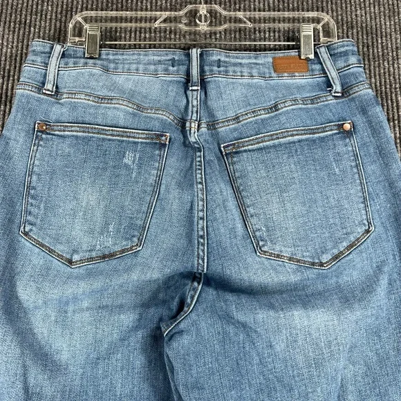 Judy Blue Jeans Womens Size 16W Aztec Cuffed Relaxed Fit Casual Comfort - Picture 12 of 16